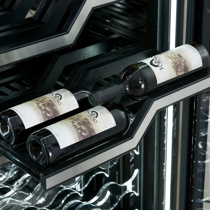FORNO Abruzzo 48" 102 Bottle Dual Zone Wine Cooler FWCDR6611-48S09K