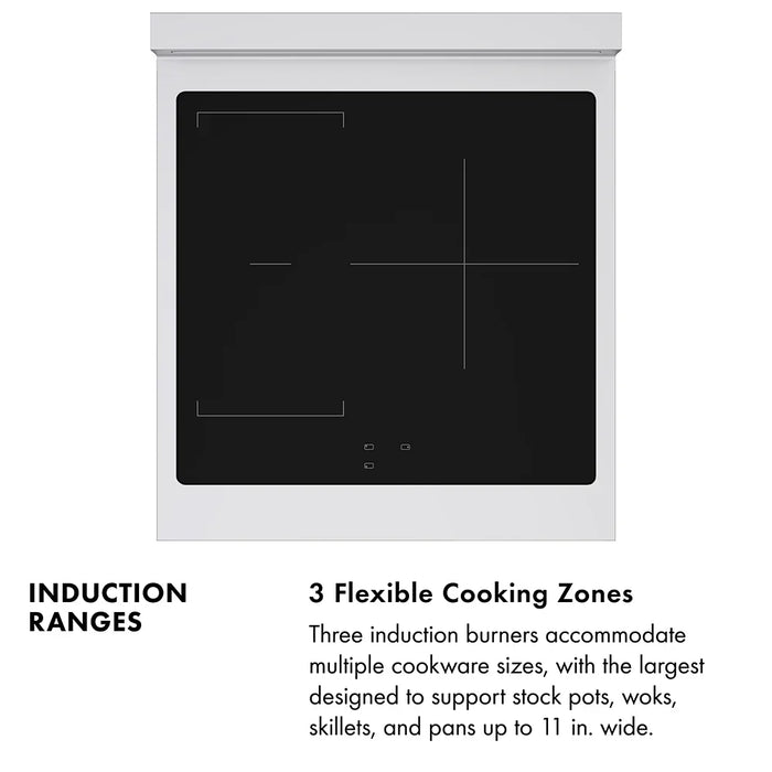 ZLINE Paramount Induction Range, Cooktop, Electric Convection Oven SINRB09K