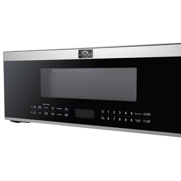 FORNO Padula 30"Over The Range Microwave in Stainless Steel, FOTR3080-3009K