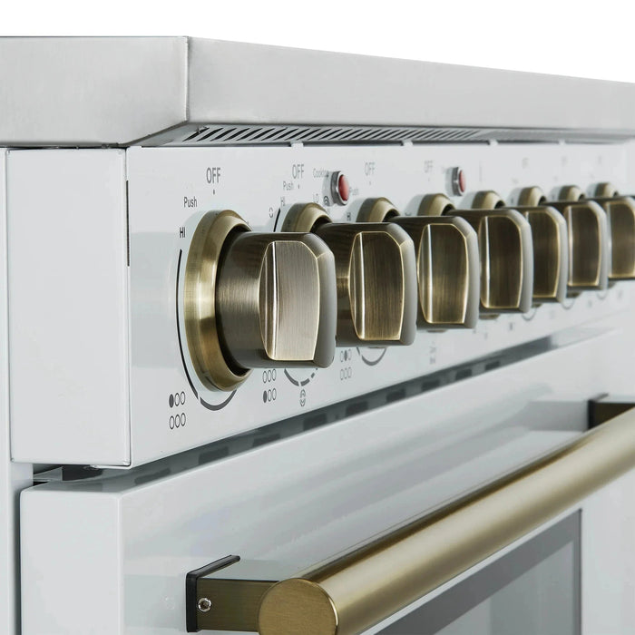 FORNO Paolo 36" Electric Range FFSEL6011-36WHT09K