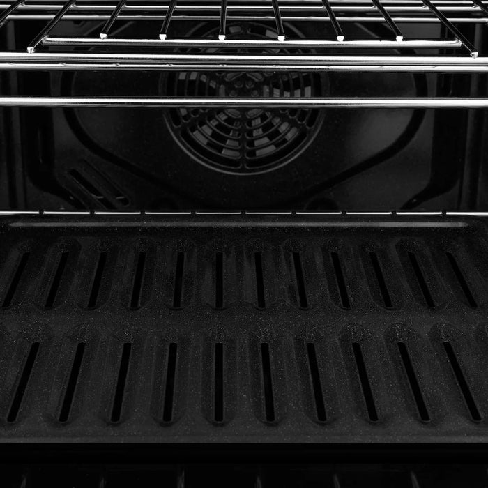 ZLINE Autograph Edition 30" Professional True Convection Single Wall Oven, Air Fry, Self Clean, Stainless Steel, Helix Handles WASZ-30-KCB09K