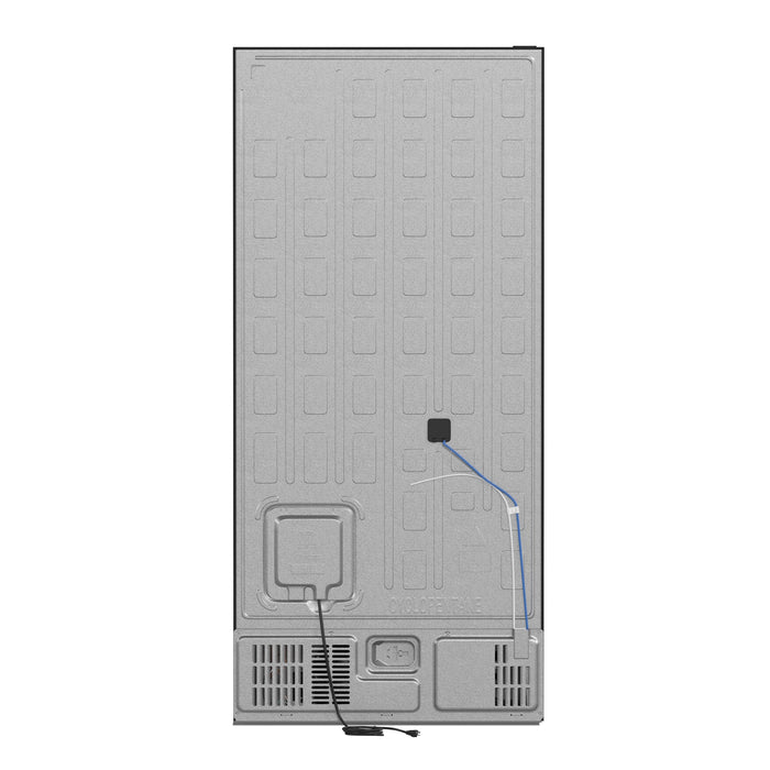 FORNO Espresso Milano 62" Side-By-Side Refrigerator FFFFD1787-60BLK09K