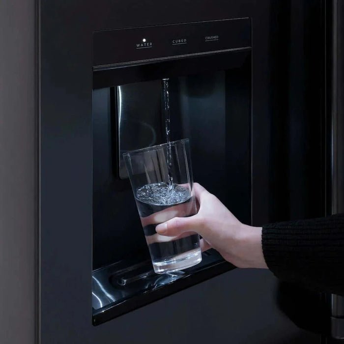 ZLINE 36" Refrigerator, Water, Ice Dispenser, Fingerprint Resistant, RSMZ-W-36-BS-FG09K
