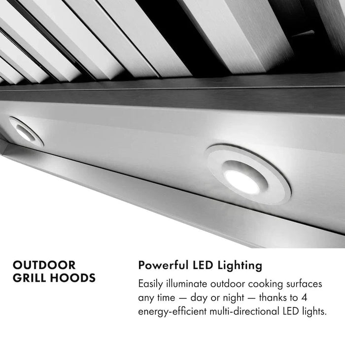 ZLINE Island Mount Outdoor Grill Hood GOi1-6009K
