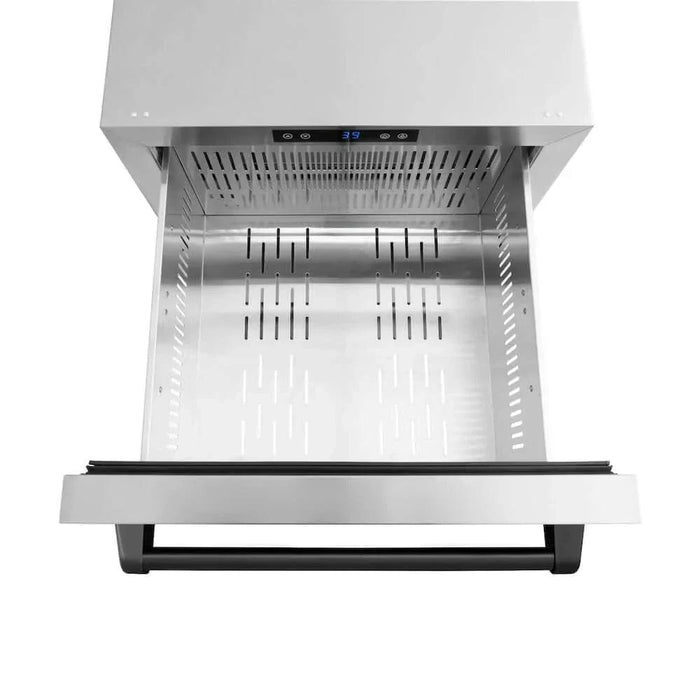 ZLINE 24" Touchstone 168 Can Outdoor-Rated Dual Refrigerator Drawer, Matte Black, RDSOZ-ST-24-MB09K