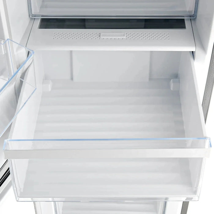 Forno Guardia 46.8"Side-by-Side Bottom Freezer Refrigerator in Stainless Steel FFFFD1778-4809K