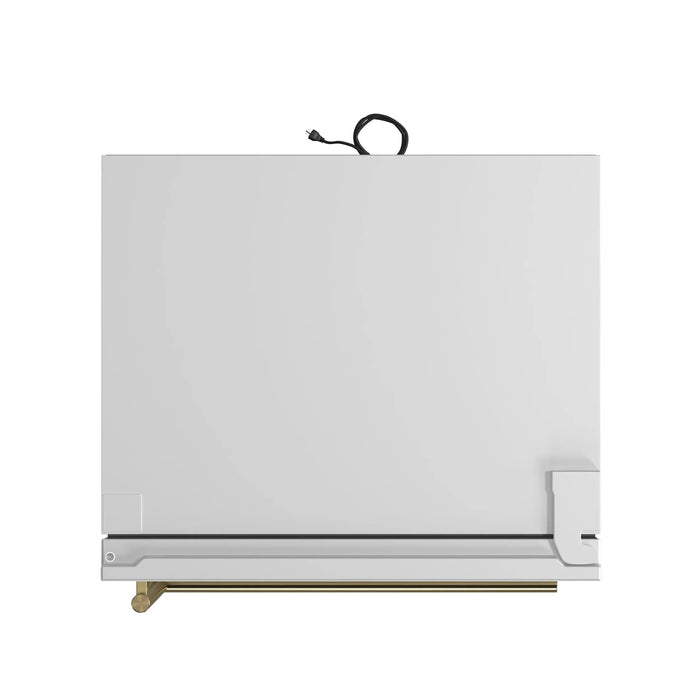 FORNO Espresso Milano 62" Side-By-Side Refrigerator FFFFD1787-60WHT09K