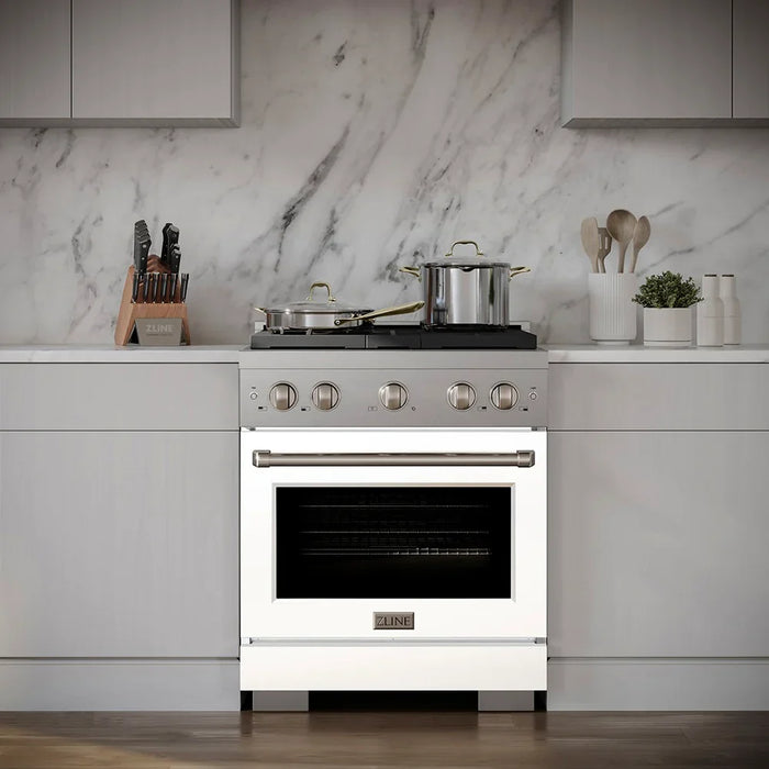 ZLINE 30" Paramount Gas Range DuoPro™ Cooktop, Convection Gas Oven PSGR-WM-3009K