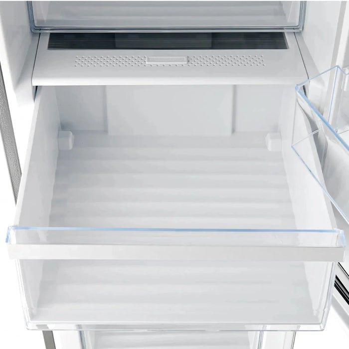 Forno Guardia 46.8"Side-by-Side Bottom Freezer Refrigerator in Stainless Steel FFFFD1778-4809K