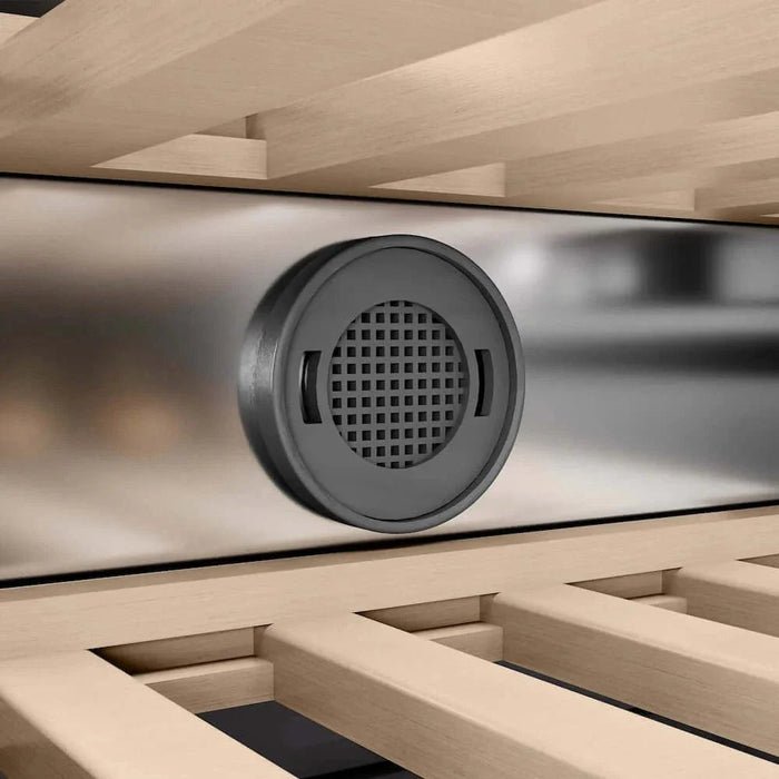 ZLINE 18" Triple Zone 68 Bottle Panel Ready Column Left Hinge Wine Cooler Matte Black RBCWVLZ-18-MB09K