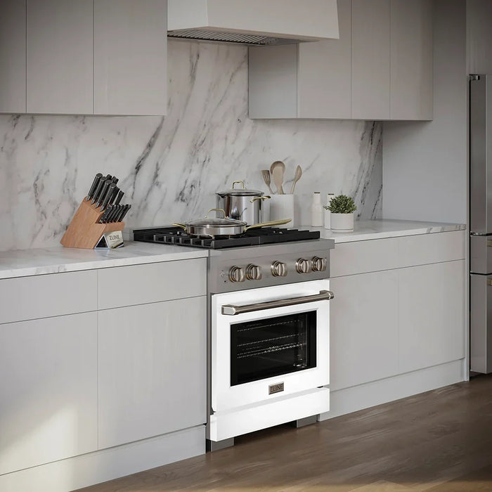 ZLINE 30" Paramount Gas Range DuoPro™ Cooktop, Convection Gas Oven PSGR-WM-3009K