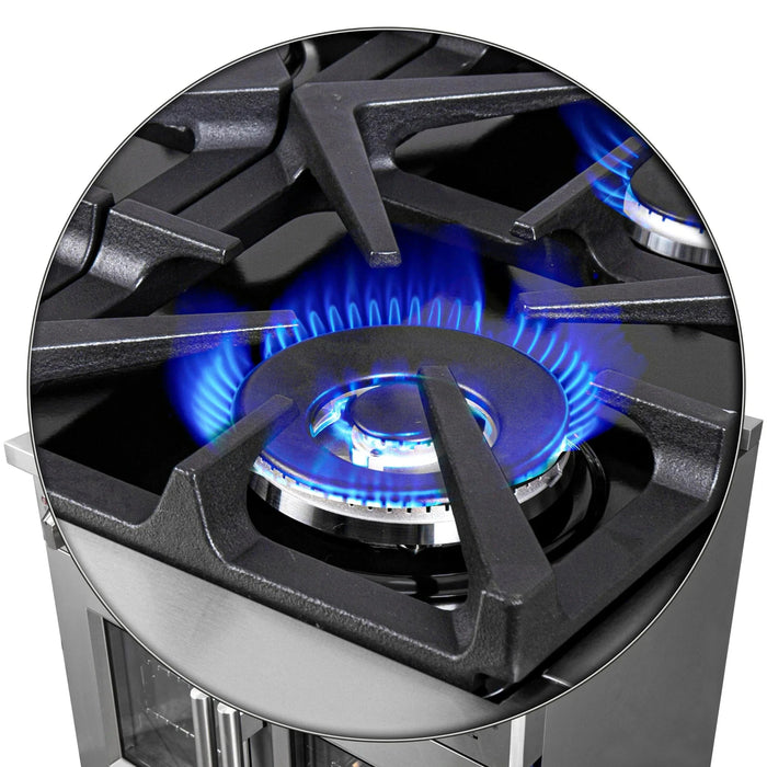 FORNO Massimo 36" French Door Gas on Gas Range FFSGS6439-3609K
