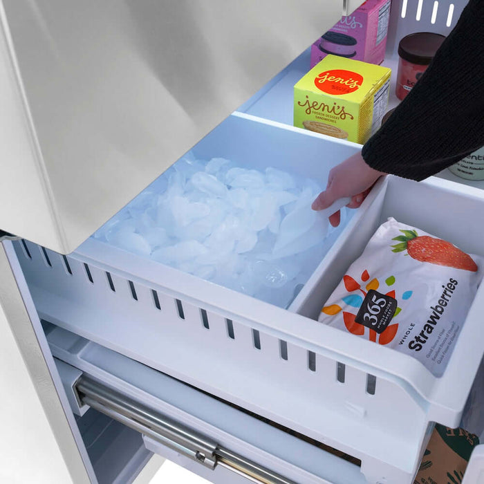 ZLINE 36" Refrigerator, Water, Ice Dispenser, Fingerprint Resistant, RSMZ-W-36-FG09K
