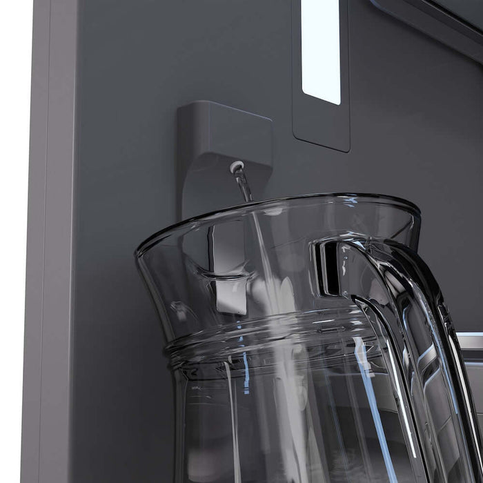 ZLINE 30" Panel Ready Built-In Bottom Freezer Refrigerator, Water Dispenser, Ice Maker, Graphite Gray Interior GRBIV-3009K