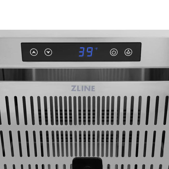 ZLINE 24" Touchstone 168 Can Outdoor-Rated Dual Refrigerator Drawer, Stainless Steel, RDSO-ST-2409K