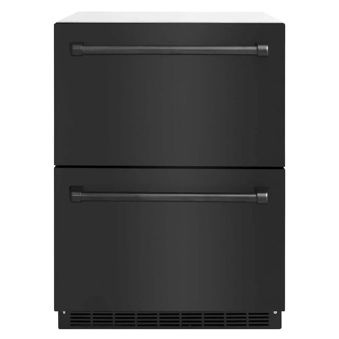 ZLINE 24" Touchstone 168 Can Outdoor-Rated Dual Refrigerator Drawer09K