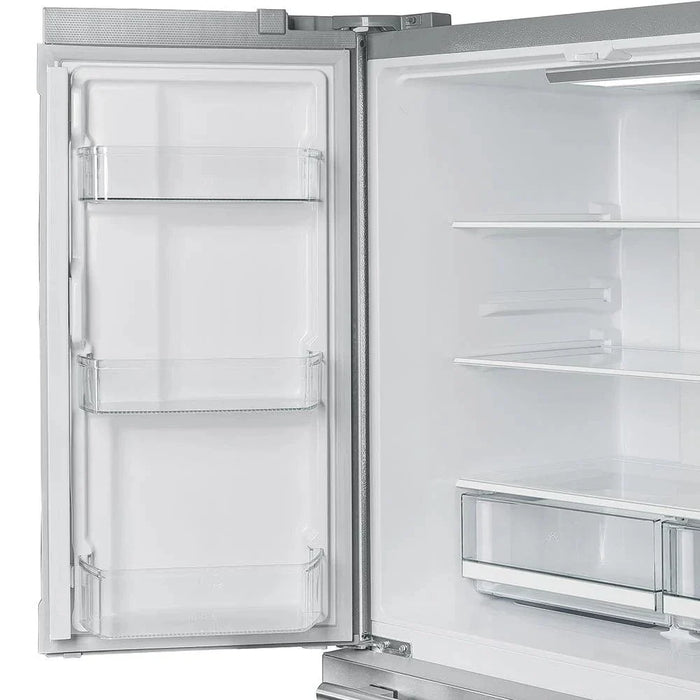 FORNO 2-Piece Appliance Package- 30" Gas Range, 36" French Door Refrigerator Stainless Steel FBDL-020-02-US09K