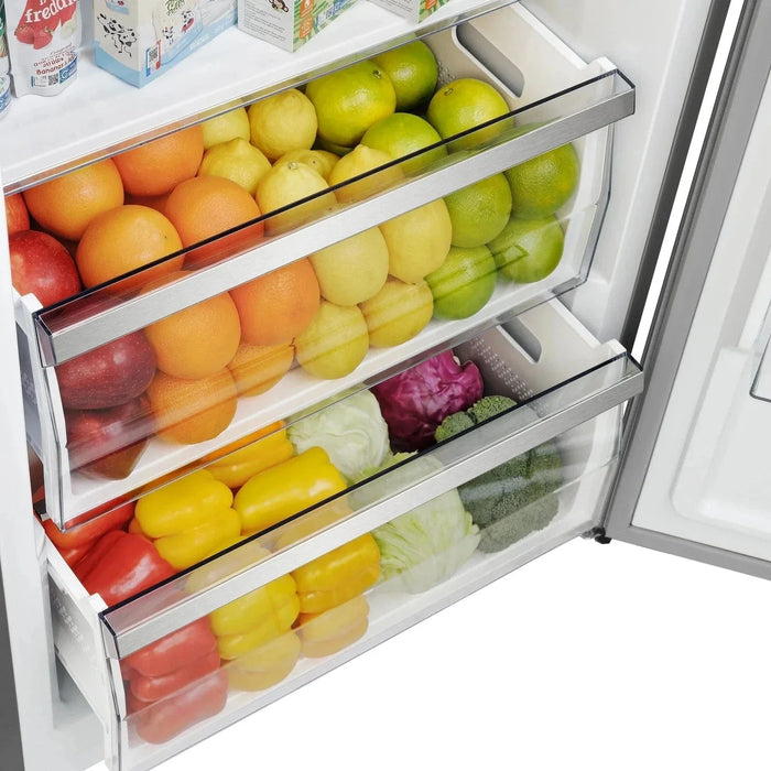 Forno 60" Maderno 2-Piece Convertible Built-In Refrigerator/Freezer with Decorative Grill Trim, 27.2 cu.ft. FFFFD1722-60S09K