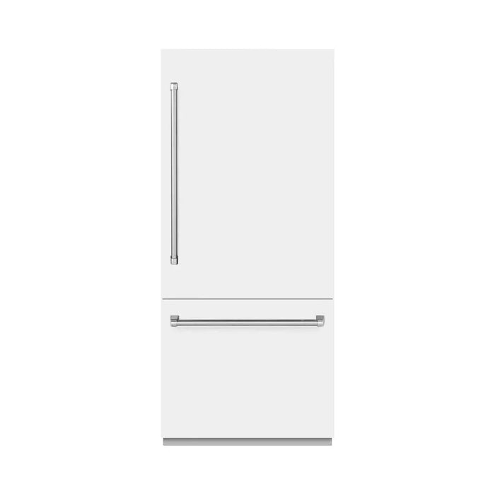 ZLINE 36" Built-In Bottom Freezer Refrigerator,Water Dispenser, Ice Maker, RBIT-WM-3609K