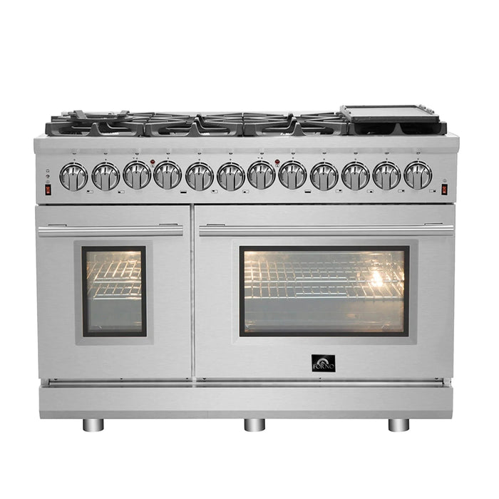 FORNO Massimo 48" Dual Fuel Range FFSGS6125-4809K