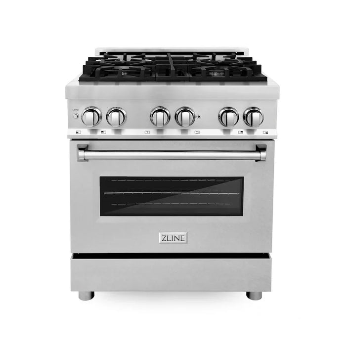 ZLINE 30" Bundle Range RA-SN-30 & Range Hood KB-30, 2KP-RASNRH3009K