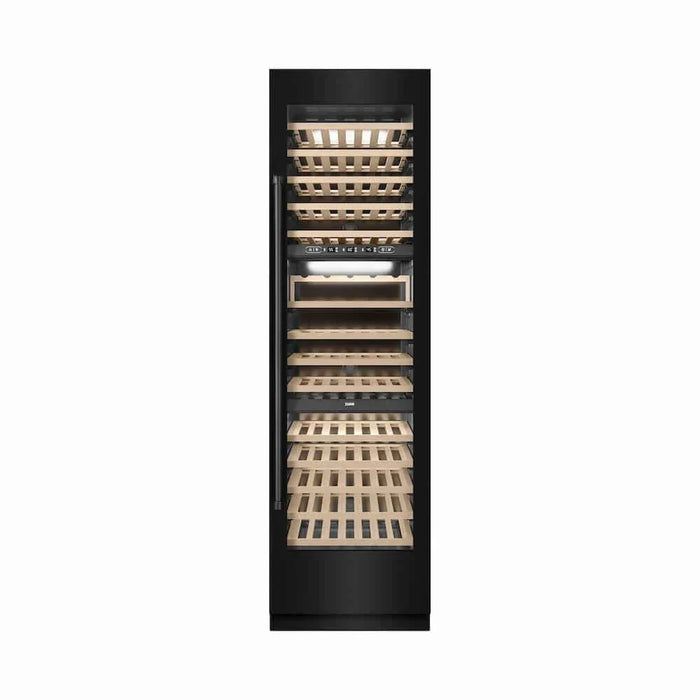 ZLINE 24"Triple Zone 100 Bottle Column Wine Cooler, Black Stainless Steel RCWV-BS-2409K
