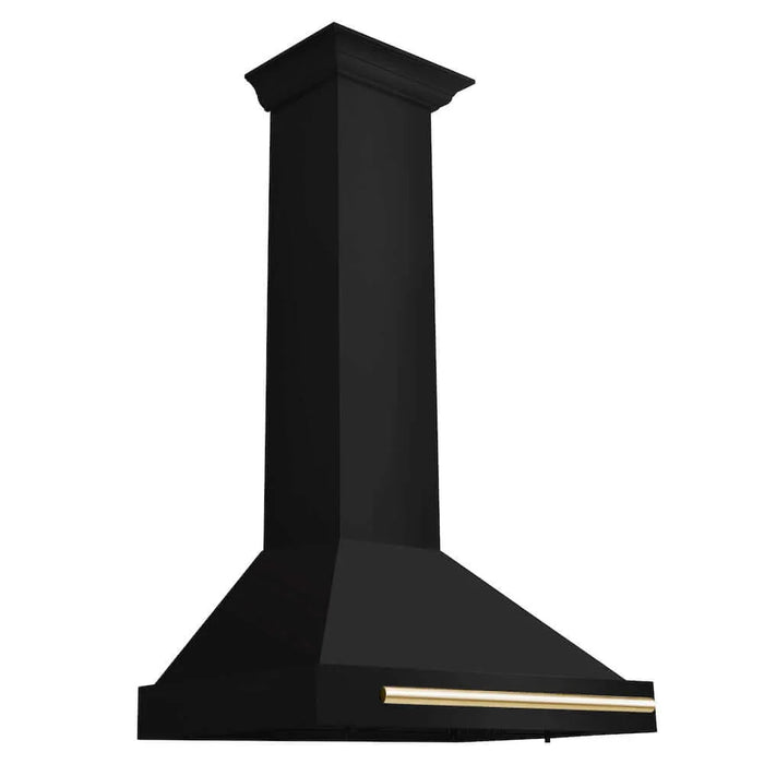 ZLINE Convertible Black Stainless Steel Wall Mount Range Hood BSKB4Z-30-G09K