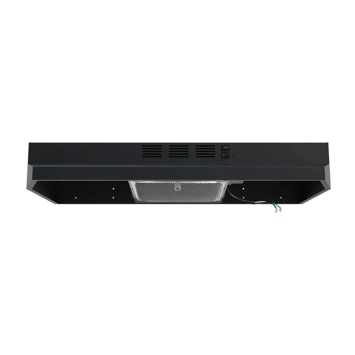 Forno 30" 200 CFM Compact Under Cabinet Black, FRHUC5200-30BLK09K