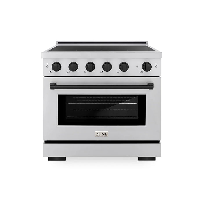 ZLINE 36" Paramount Induction Range, Cooktop, Electric Convection Oven SINRZ-3609K