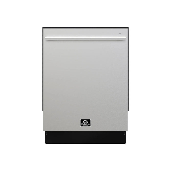 Forno Espresso 24" Built-In Tall Tub Dishwasher, Stainless Steel, Silver, FDWBI8035-24S09K