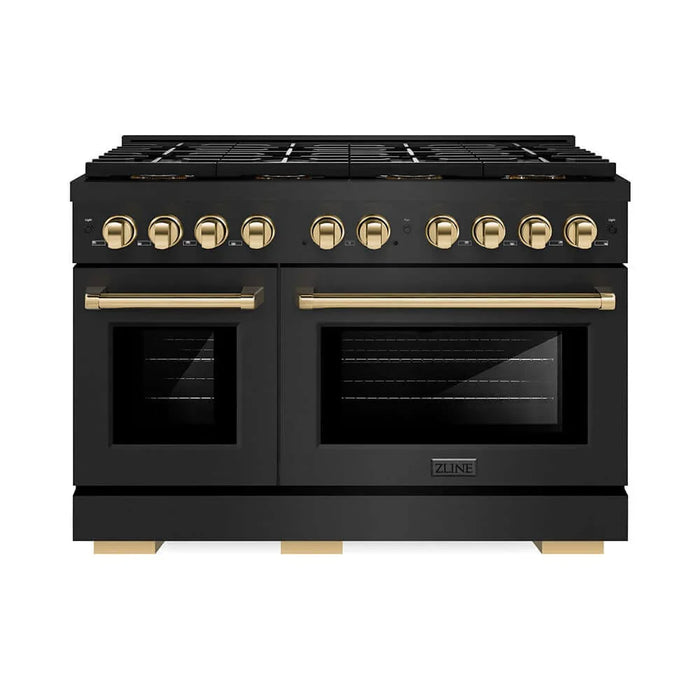 ZLINE 48" Paramount Dual Fuel Range DuoPro™ Cooktop, Dual Ovens PSDRBZ-48-G09K