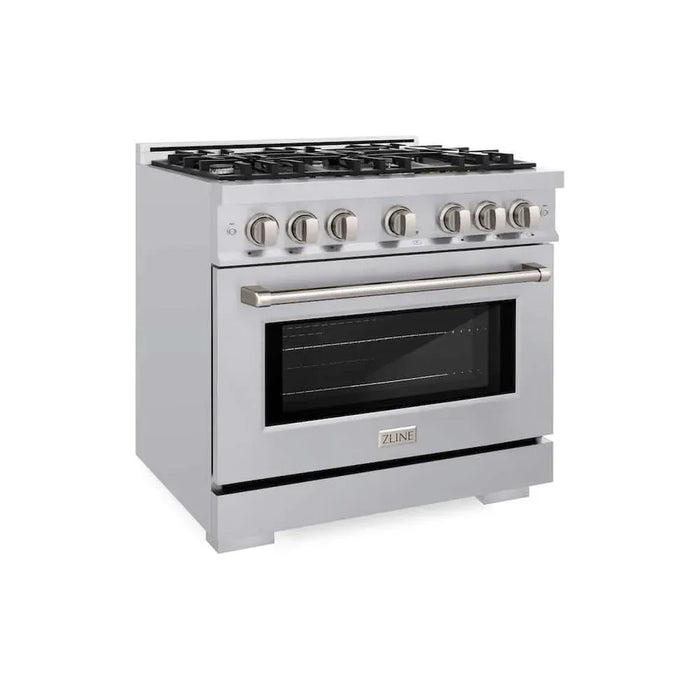 ZLINE 36" Select Dual Fuel Range Gas Cooktop Electric Convection Oven Stainless Steel HDR3609K