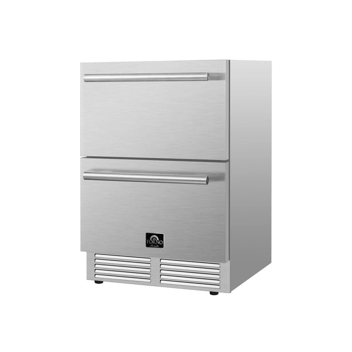 FORNO Como 24" Outdoor/Indoor Drawer Refrigerator FDROD1611-24S09K
