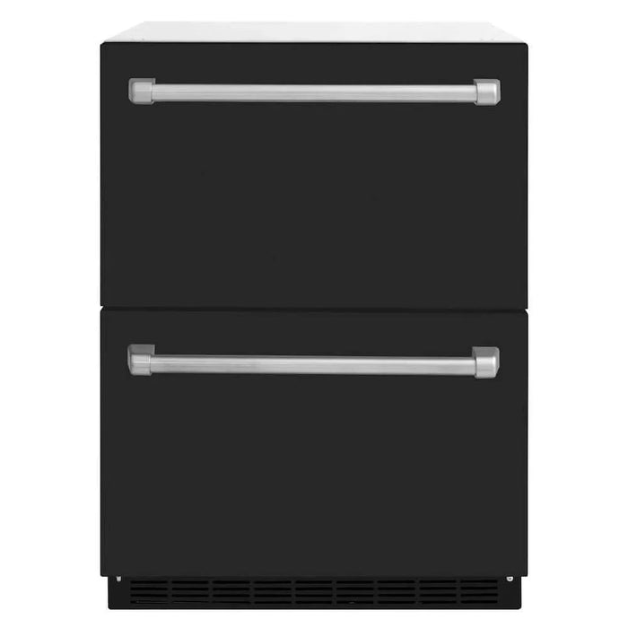 ZLINE 24" Touchstone 168 Can Outdoor-Rated Dual Refrigerator Drawer09K