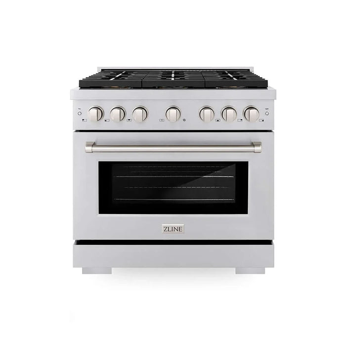 ZLINE 36" Paramount Dual Fuel Range DuoPro™ Cooktop, Electric Convection Oven PSDR3609K
