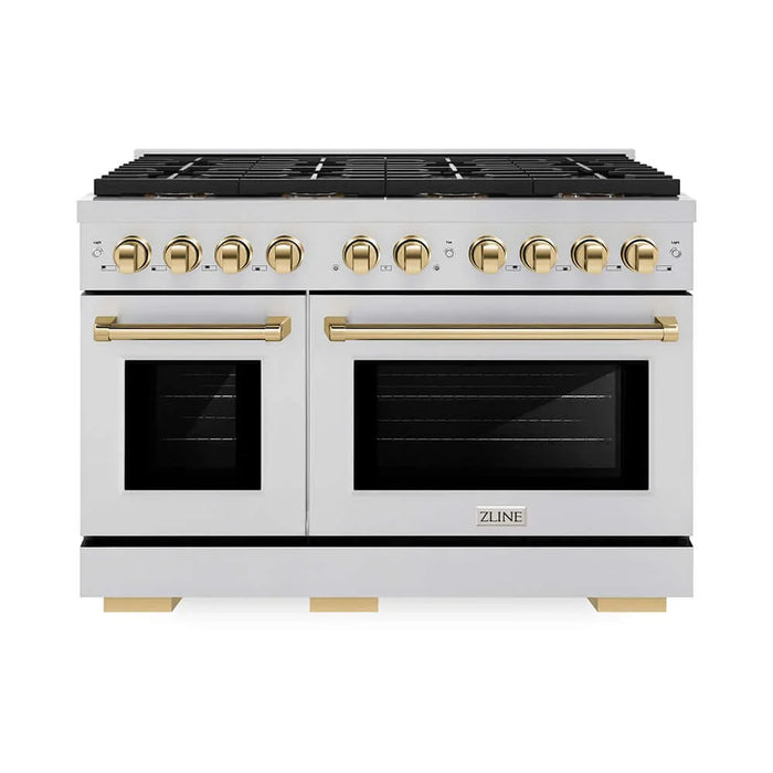 ZLINE 48" Paramount Gas Range DuoPro™ Cooktop, Dual Ovens PSGRZ-48-G09K
