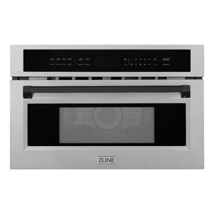 ZLINE 30” Convection Microwave, Stainless Steel, Matte Black MWOZ-30-MB09K