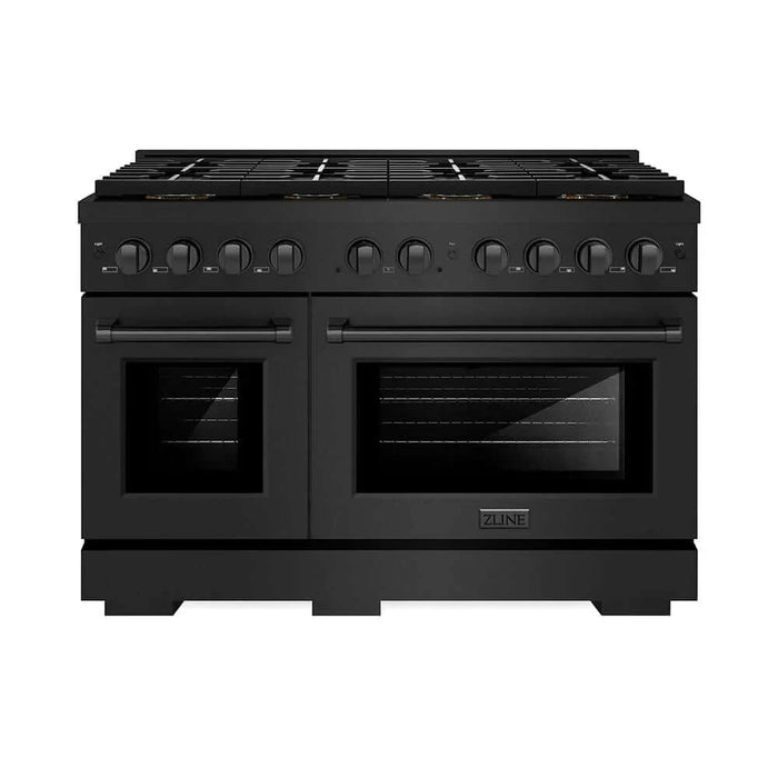 ZLINE 48" Paramount Gas Range DuoPro™ Cooktop, Dual Ovens PSGRB-4809K