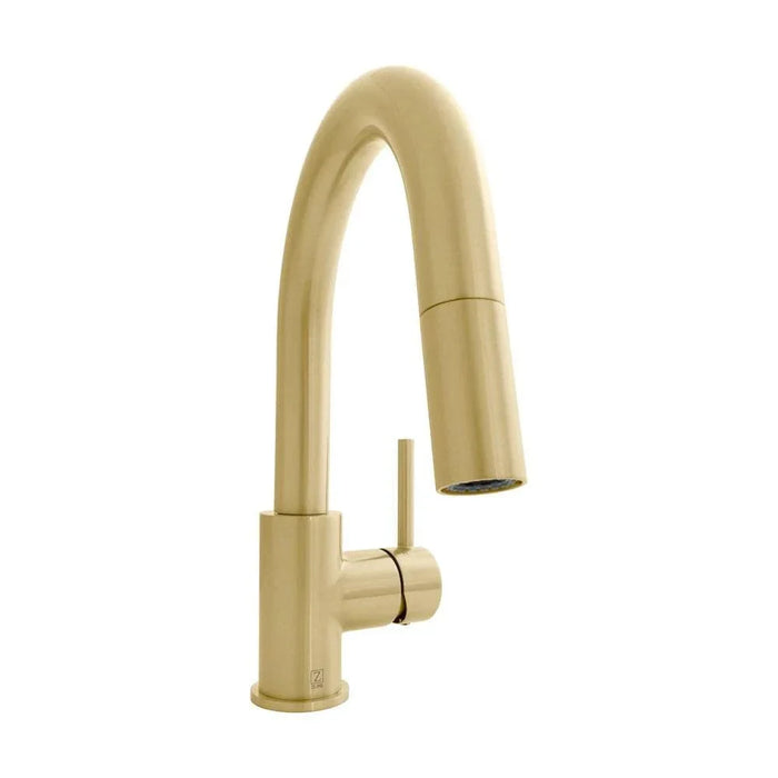 ZLINE Dante Kitchen Faucet In Champagne Bronze, DNT-KF-CB09K