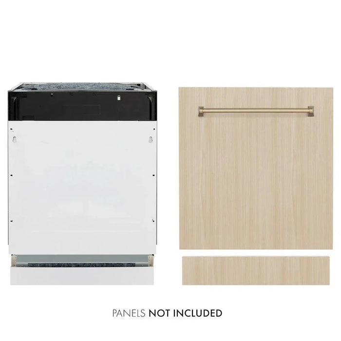 ZLINE Autograph 24" Dishwasher Stainless, Gold DWVZ-24-G09K