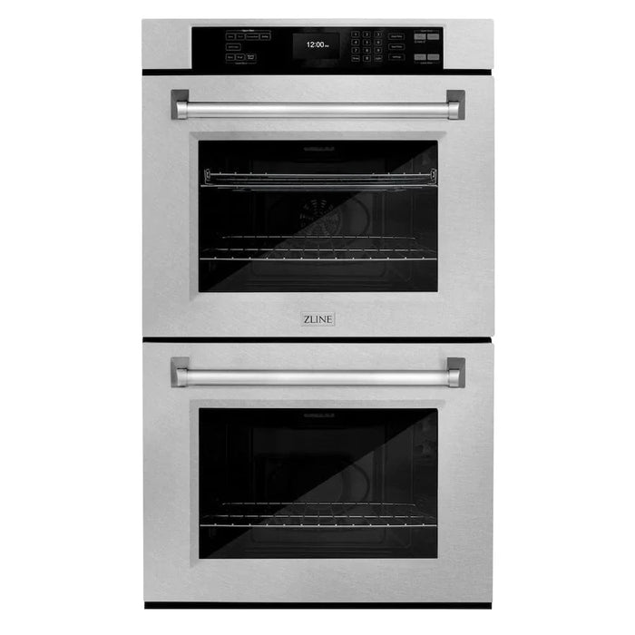 ZLINE 30"Professional True Convection Double Wall Oven, Air Fry, Self Clean, DuraSnow® Stainless Steel WADS-3009K