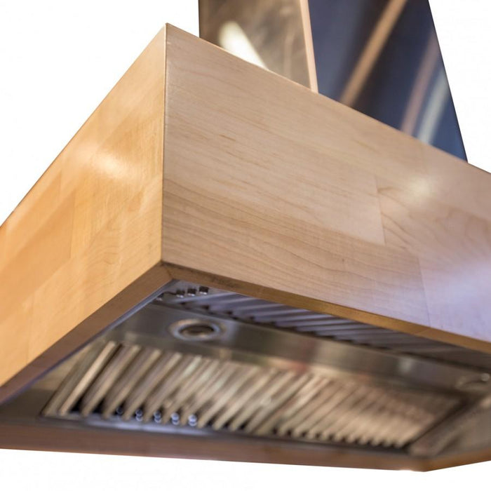 ZLINE 30" Remote Blower Wooden Island Range Hood, 681iM-RD-30 - Farmhouse Kitchen and Bath