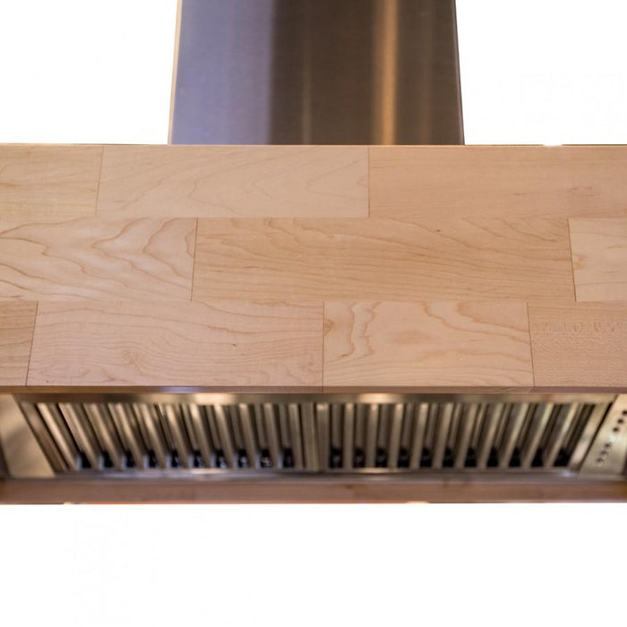 ZLINE 30" Remote Blower Wooden Island Range Hood, 681iM-RD-30 - Farmhouse Kitchen and Bath
