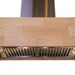 ZLINE 30" Remote Blower Wooden Island Range Hood, 681iM-RD-30 - Farmhouse Kitchen and Bath