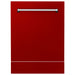 24" Dishwasher with Red Gloss panel, Stainless Tub, DWV - RG - 24 - Farmhouse Kitchen and Bath