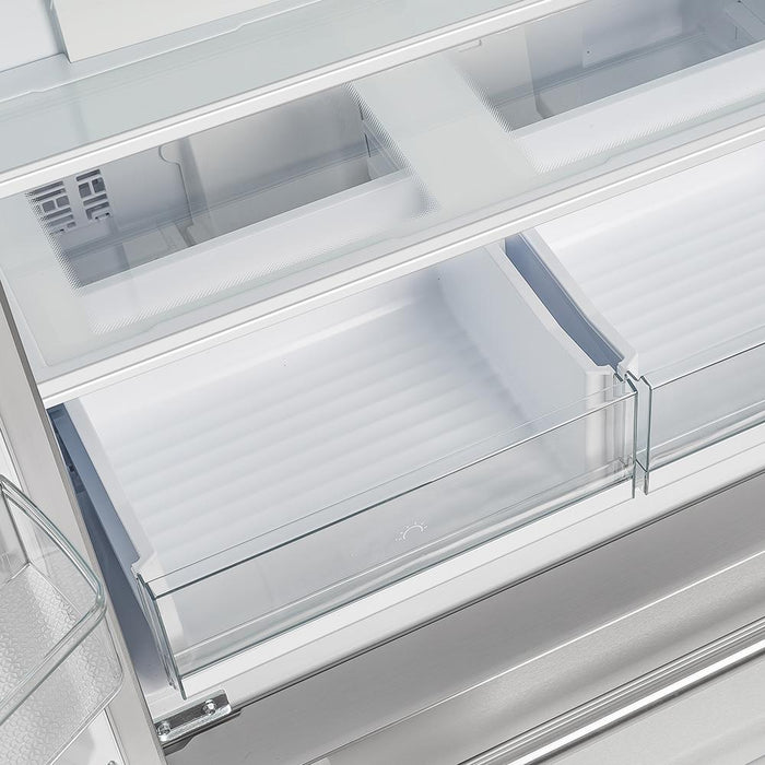 FORNO 2-Piece Appliance Package- 30" Gas Range, 36" French Door Refrigerator Stainless Steel FBDL-020-02-US09K