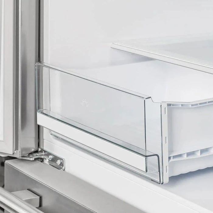 FORNO 2-Piece Appliance Package- 30" Gas Range, 36" French Door Refrigerator Stainless Steel FBDL-020-02-US09K