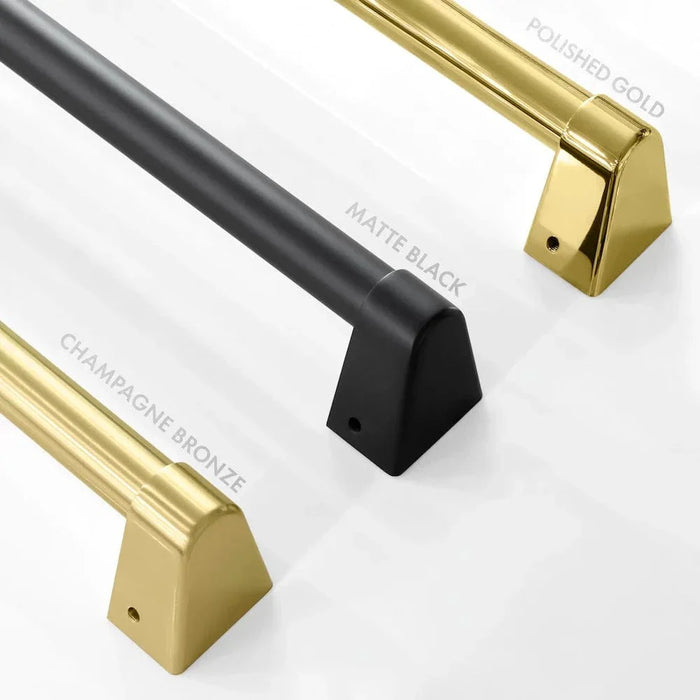 ZLINE 18" Right Hinge Column Freezer DuraSnow® Stainless Steel, Graphite Gray Interior Champagne Bronze RCFVRZ-SN-18-CB09K