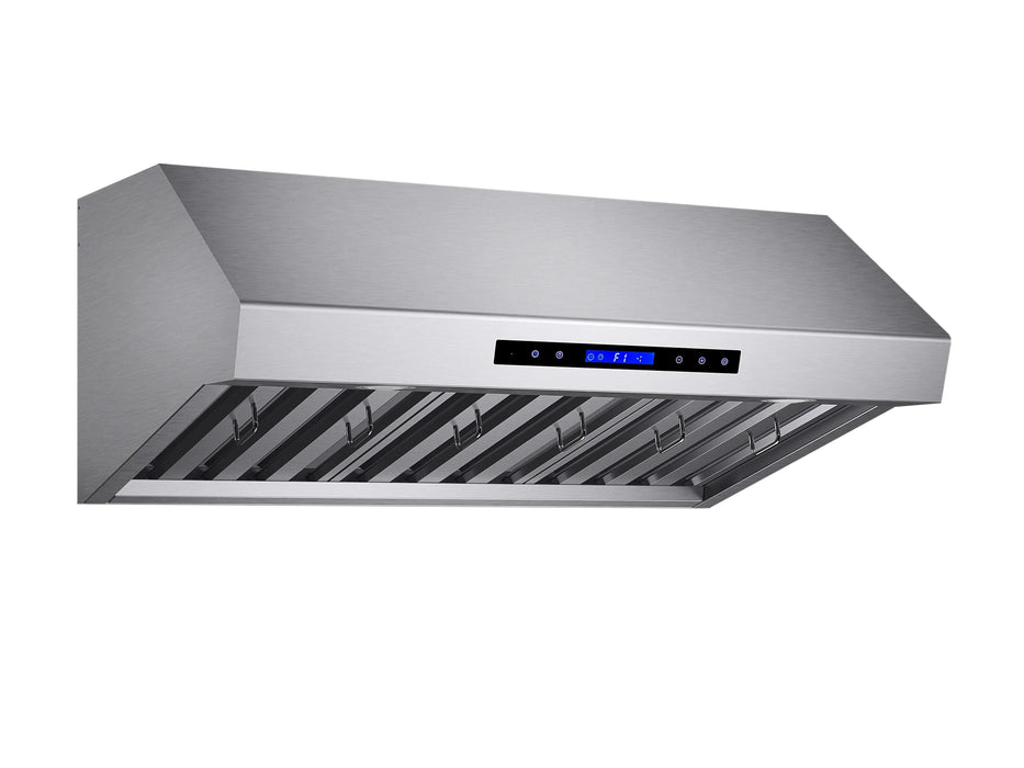 Forno 36'' 500 CFM Wall Mount Range Hood Stainless Steel, FRHWM5030-3609K
