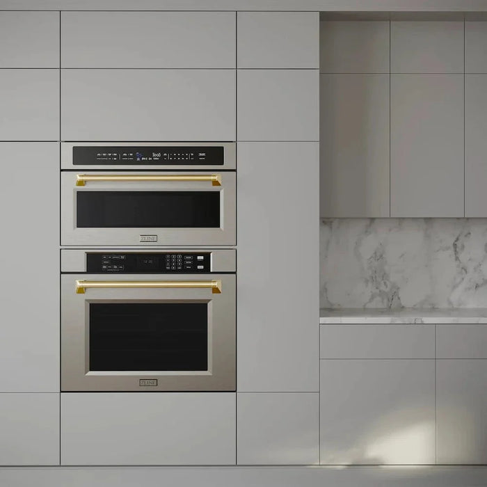 ZLINE 30” Convection Microwave, Stainless Steel, Gold MWOZ-30-G09K